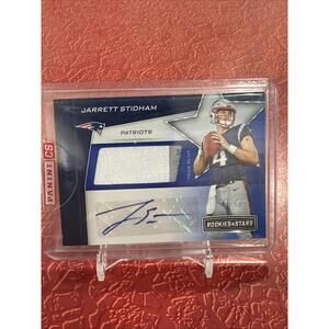 Jarrett Stidham Rookies And Stars Patch Auto Rookie /49 2019 Panini Sealed